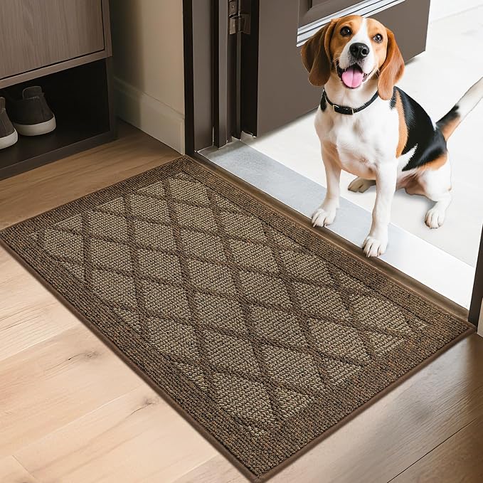 COSY HOMEER Non-Slip Door Mat 24"x36", Entryway Rugs Low Profile Absorbent Dirt - Image 9