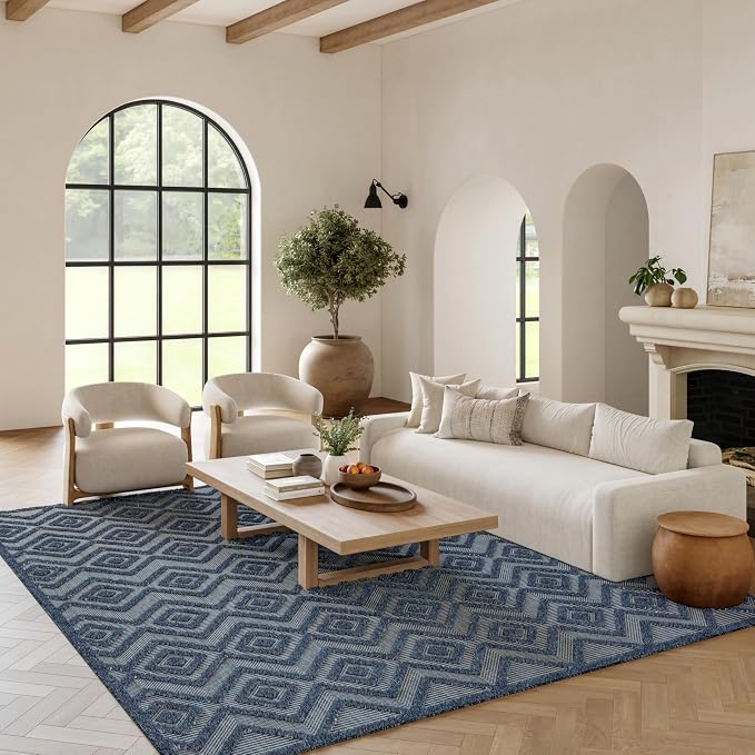 Nourison Home Versatile Navy Blue 7' x 10' Area Rug by NourisonHome