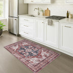 Fame Rugs Turkish Rug. Washable Vintage Oriental Antique Inspired Traditional by FameRugs