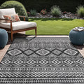 Beverly Rug Waikiki Boho Indoor Outdoor Rug 8x10, Washable Outside Carpet by BeverlyRug