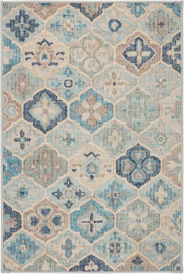 Dash & Albert Pali Multi Machine Washable Rug, 9.5 X 13.5 Feet by DashAlbert