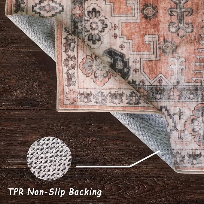 vivorug 8x10 Area Rugs for Living Room, Non-Slip Backing Washable Rug 8x10 - Image 6