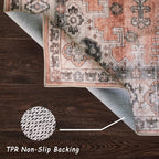 vivorug 8x10 Area Rugs for Living Room, Non-Slip Backing Washable Rug 8x10 - Image 6