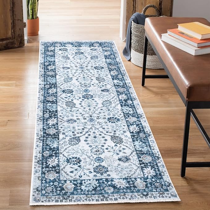 Bloom Rugs Caria Washable Non-Slip 12 ft Runner by BloomRugs