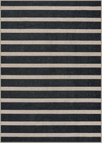 Lahome Striped Easy Jute Indoor Outdoor Rug, Washable Rugs 5x7 - Image 6