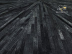 Faux Cowhide Round Area Rug | Non-Slip Leather Floor Carpet - Image 5