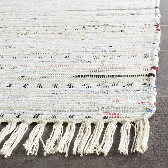 SAFAVIEH Rag Rug Collection Runner Rug - Image 3