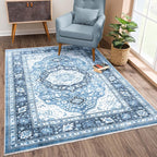Bloom Rugs Caria Washable Non-Slip 4x6 Rug by BloomRugs