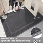BEQHAUSE Dog Door Mat for Muddy Paws 24"x36" Dirt Trapper Absorbent Doormat Non - Image 6