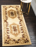 Rugs.com Chateau Collection Rug - 13 Ft Runner Cream Medium Pile Rug by Rugscom