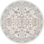zesthome 8ft Round Rugs for Living Room, Non-Slip Washable Round Area Rugs - Image 2