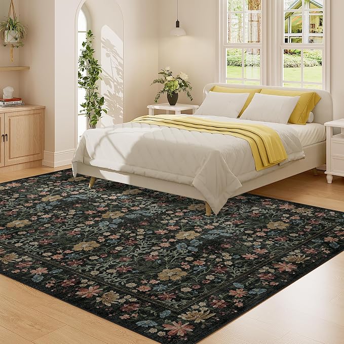 DUKINO 6x9 Rugs for Living Room, Vintage Washable Rug - Image 2