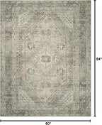 Loloi Magnolia Home by Joanna Gaines Sinclair Collection SIN-04 Natural/Sage - Image 2