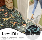DUKINO 6ft Round Rug for Bedroom, Animal Print Washable Circle Rug - Image 6