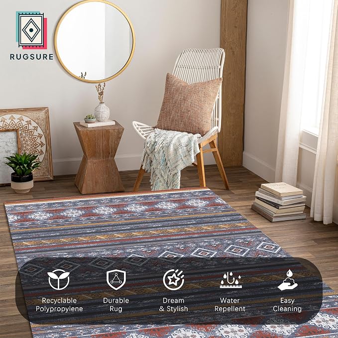 RUGSURE Washable Area Rugs 4' x 6' - Image 4