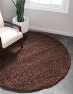 Unique Loom Solid Shag Collection Area Rug - Image 3