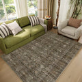Washable 4x6 Rugs for Living Room, Boho Non-Slip Vintage Distress Small Rugs by Hedwior