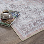Fame Rugs Turkish Rug. Washable Vintage Oriental Antique Inspired Traditional - Image 8