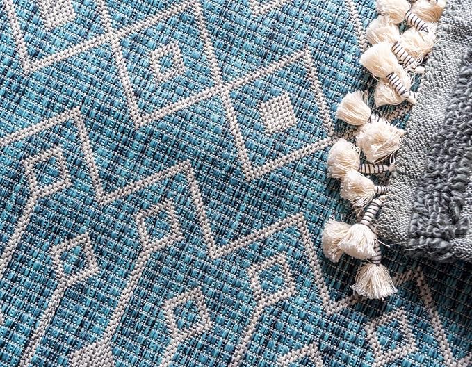 Unique Loom Outdoor Trellis Collection Area Rug - Image 11