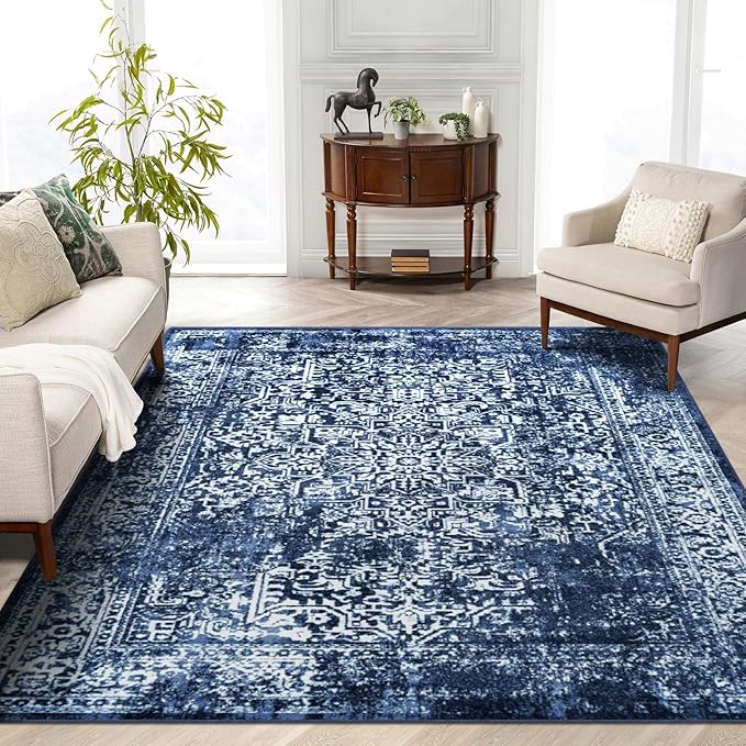 vivorug 8x10 Area Rugs, Stain Resistant Washable Rug by vivorug