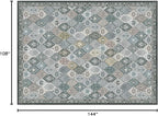 Phantoscope Washable Area Rug 9'x12' Non-Slip, Vintage Boho Rugs - Image 2