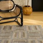 Nourison Home Nordic Grey Multicolor 4' x 6' Scandinavian Area Rug - Image 5