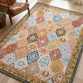 Phantoscope Washable Area Rug 6'x9' Non-Slip, Vintage Boho Rugs by Phantoscope