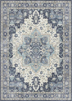 GENIMO 8x10 Area Rugs for Living Room, Machine Washable Non Slip Vintage Rugs - Image 8