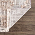 Hauteloom Ampusungan Modern Moroccan Medallion Farmhouse Living Room, Bedroom - Image 5