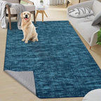 RUGSREAL 5x7 Living Room Area Rugs Modern Solid Color Area Rug Non-Slip Floor - Image 2