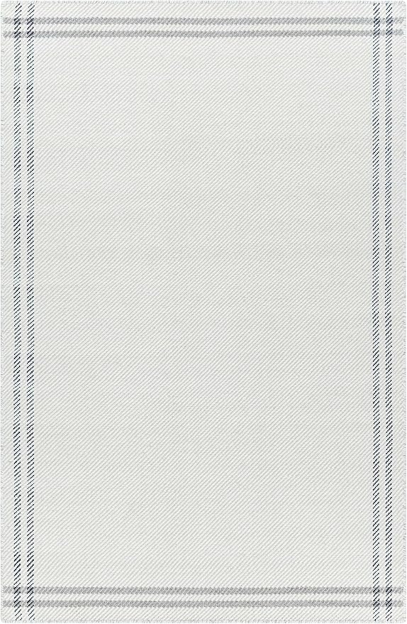 Mark&Day Wool Rugs, 5x7 Janmichael Cottage Light Silver/Charcoal Area Rug - Image 2