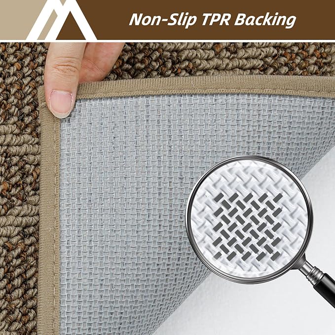 COSY HOMEER Non-Slip Door Mat 20"x32", Entryway Rugs Low Profile Absorbent Dirt - Image 4