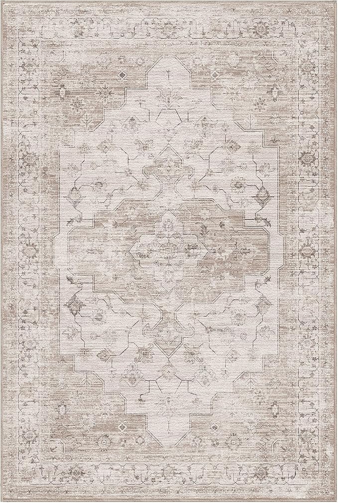 LUMI 4x6 Washable Low-Pile Area Rug - Image 8