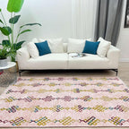 Alfa Rich 7x10 Light Pink Washable Area Rugs - Image 4