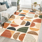MUJOO 5x7 Area Rugs Washable, Boho Rugs - Image 2