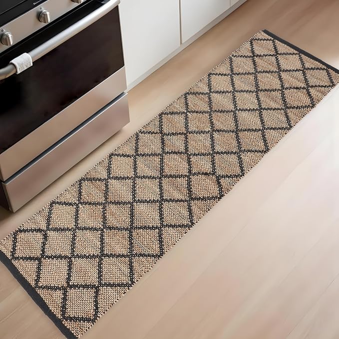 REDEARTH · Jute Cotton Area Rug, Sustainable Handwoven, Non-Shedding, Soft & - Image 2