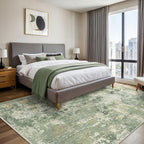 GENIMO 8x10 Area Rugs for Living Room, Machine Washable Rug Non Slip, Low Pile - Image 8
