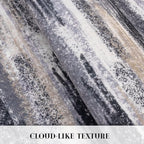 Modern Abstract 6x9 Machine Washable Living Room Rug Non-Slip Soft Bedroom Area - Image 8