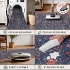 Washable 12 ft Long Runner for Kitchen Floor - Image 4