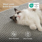 Bedsure 6x9 Faux Wool Area Rugs - Image 2