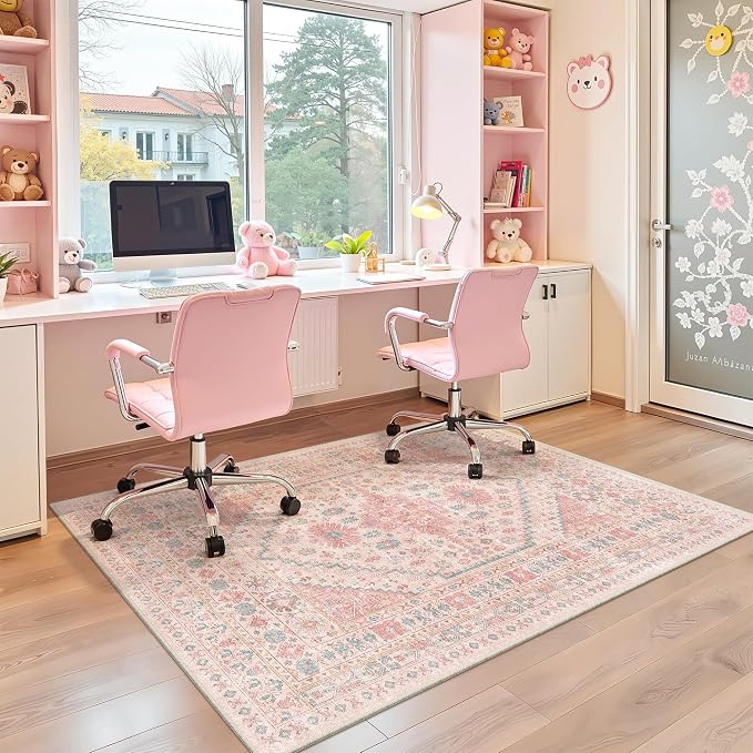 zesthome Pink Rug - Image 8