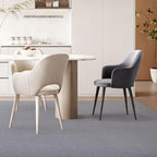 ANSSO 5x7 Wool Rugs for Living Room, 80% Merino Wool and 20% Cotton Soft Tufted - Image 3