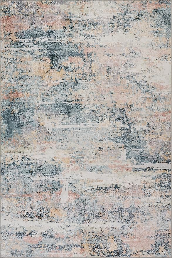 Dash & Albert Blaire Mineral Machine Washable Rug, 6 X 9 Feet by DashAlbert