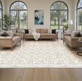 WITSHOCK Living Room Area Rugs 10x13: Soft Non-Slip Backing Washable Rugs by WITSHOCK