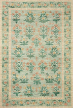 Loloi Rifle Paper Co. Eden Collection EDE-01 Mughal Rose Moss 2'-3" x 3'-9" - Image 2