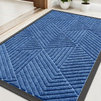 Kitinjoy Front Door Mat Outside Entrance, Sturdy Natural Dirt Trapper, Heavy by Kitinjoy
