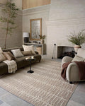 Loloi Amber Lewis Bexley Collection BEX-02 Taupe/Natural 6'-6" x 9'-3" Area Rug by Loloi