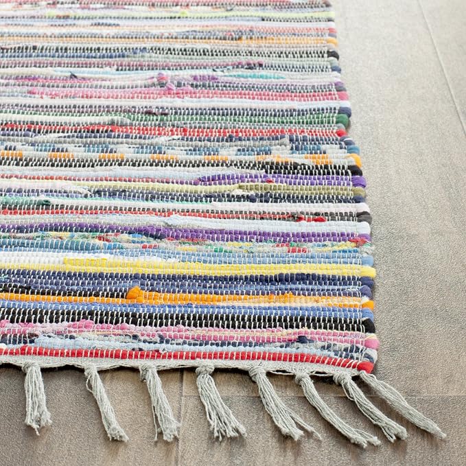 SAFAVIEH Rag Rug Collection Runner Rug - Image 4
