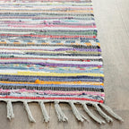 SAFAVIEH Rag Rug Collection Runner Rug - Image 3
