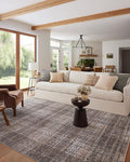 Loloi Angela Rose Ember Collection EMB-05 Graphite/Multi 3'-6" x 5'-6" Accent by Loloi